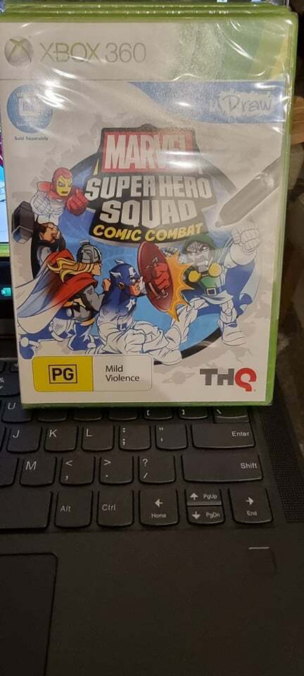 U Draw Marvel Super Hero Squad Comic Combat XBOX 360 PAL - NEW+SEALED