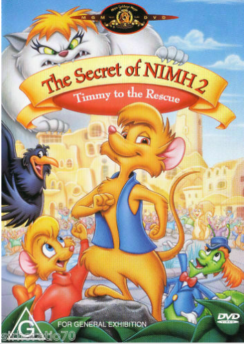 The Secret Of NIMH 2 - Timmy To The Rescue (DVD, 1998) - NEW+SEALED 