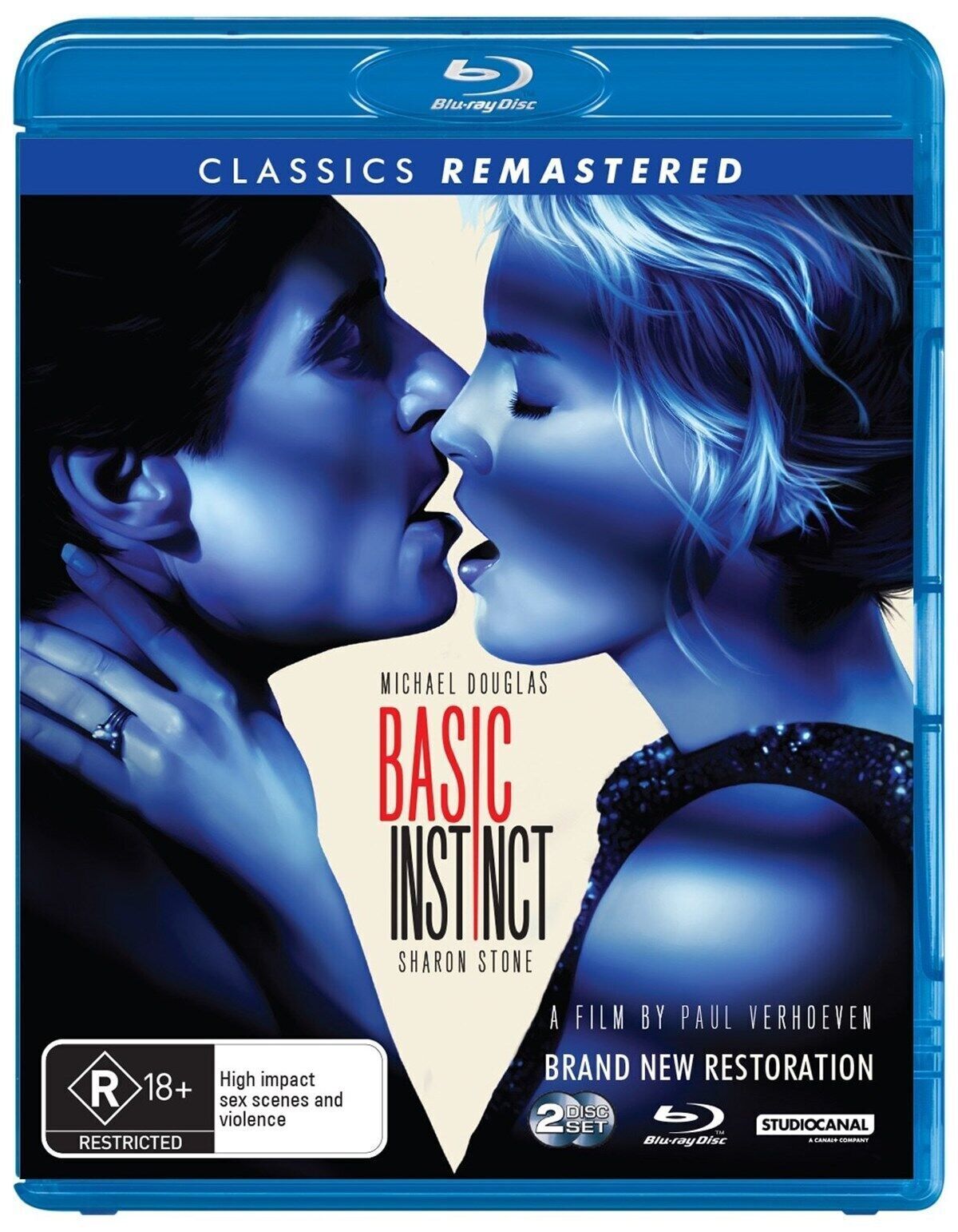 Basic Instinct (Blu-ray,2021) 1992 Region B NEW+SEALED