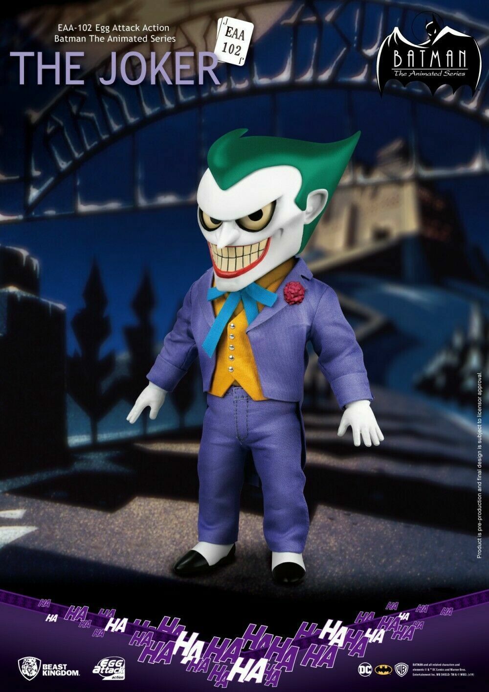 Batman the Animated Series: The Joker Egg Attack Action Figure - Beast Kingdom