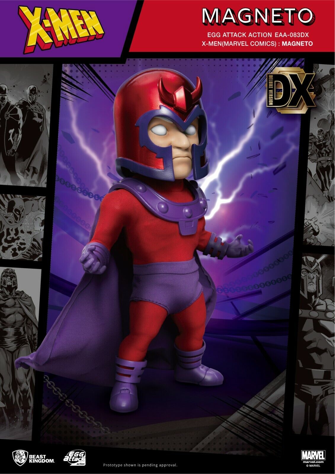 Beast Kingdom Egg Attack Action X-Men Magneto Deluxe Version - NEW