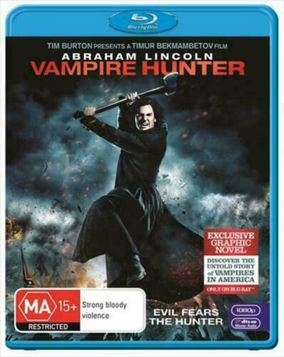 Abraham Lincoln: Vampire Hunter (Blu-Ray,2012) Region B - NEW+SEALED