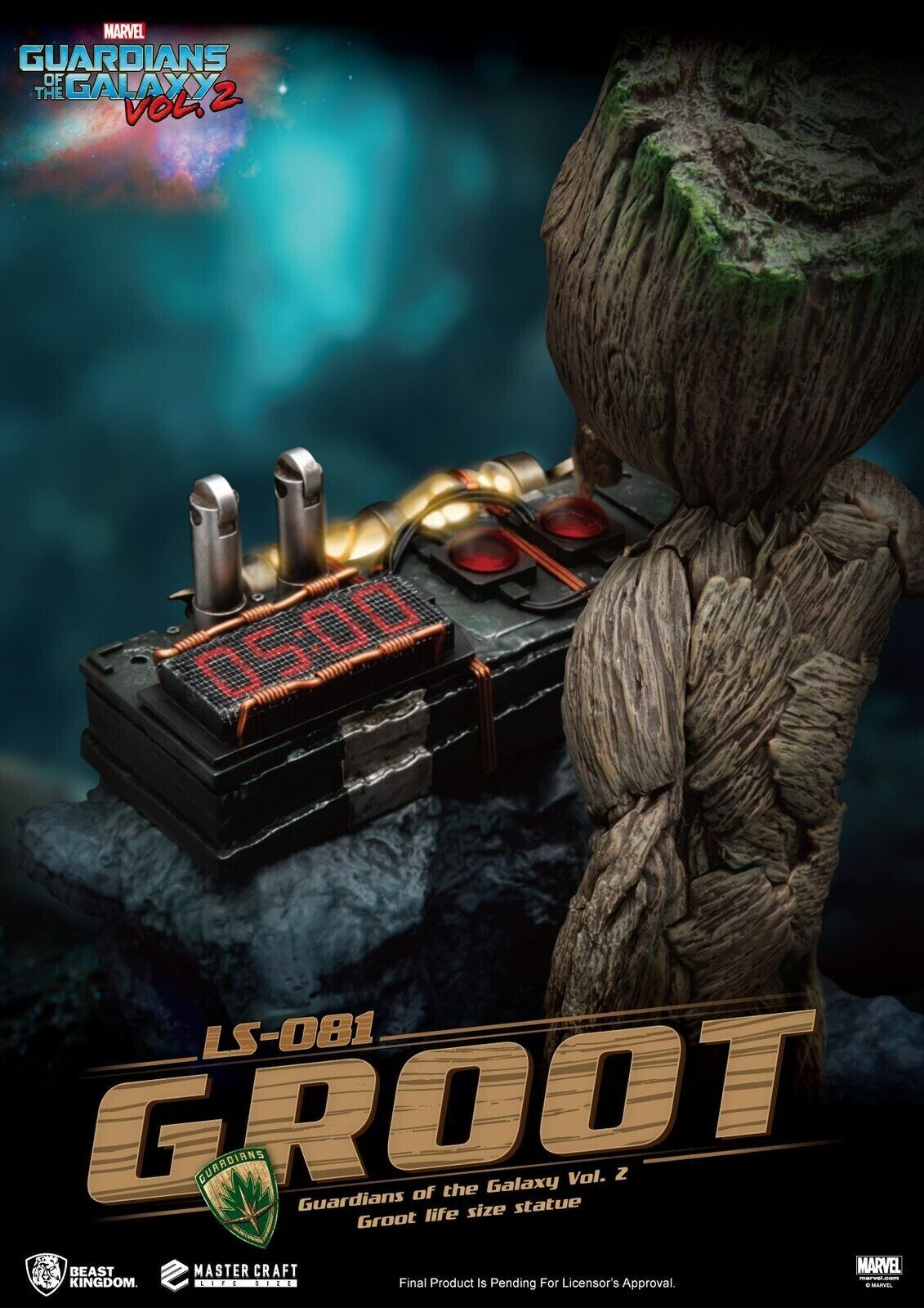 Beast Kingdom Life Size Guardians of the Galaxy Vol 2 Groot Statue - Limited Edi