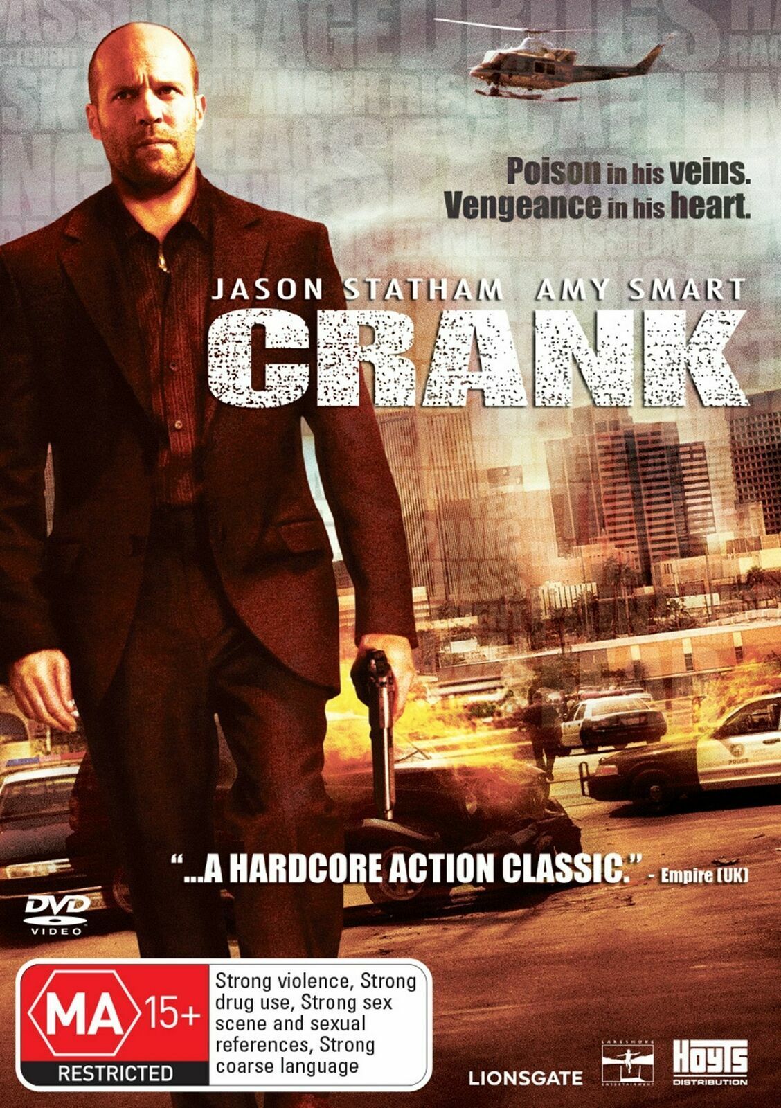 Crank (DVD,2007) Region 4 NEW+SEALED