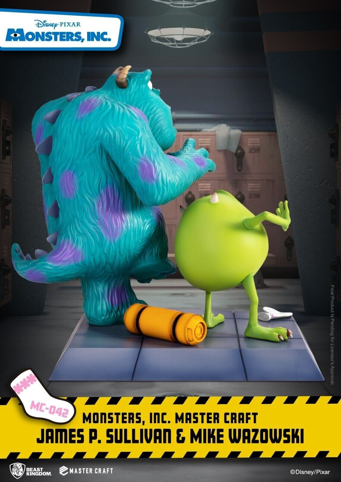 Beast Kingdom Master Craft Monsters Inc James P Sullivan & Mike Wazowski 3000 WW