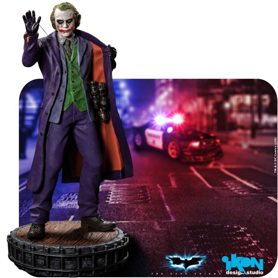 Batman: The Dark Knight - Heath Ledger Joker Statue - Ikon Collectables 250 P