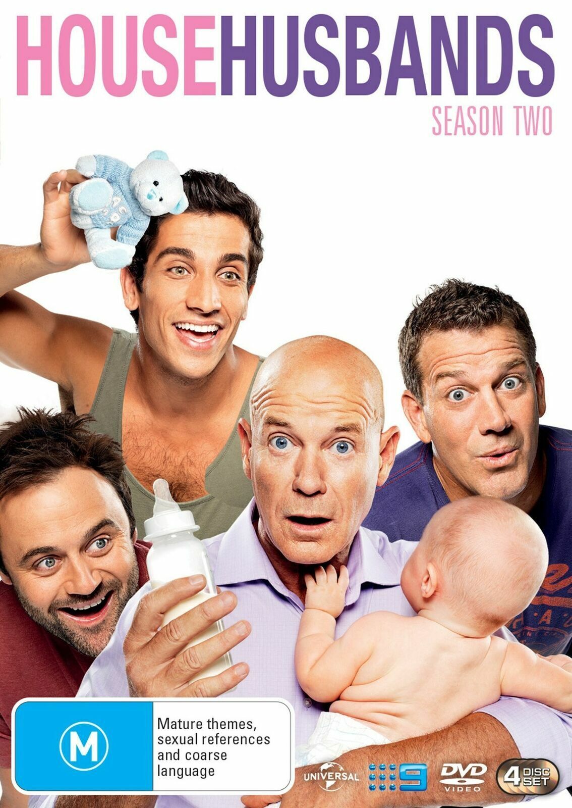 House Husbands Season 2 (DVD,4 Disc Set)  Region 4 NEW+SEALED 