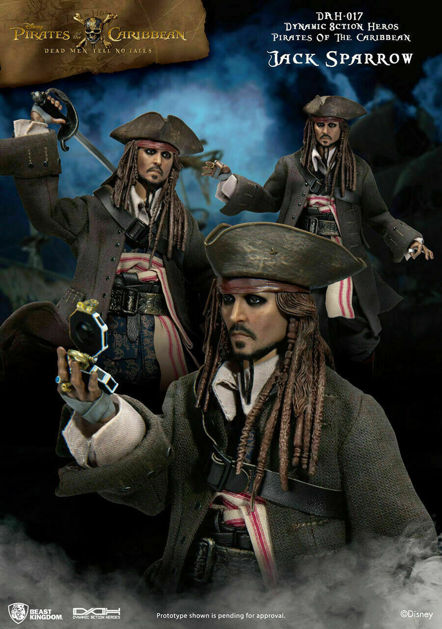 Beast Kingdom DAH-017 Pirate Of The Caribbean Captain Jack Sparrow 8