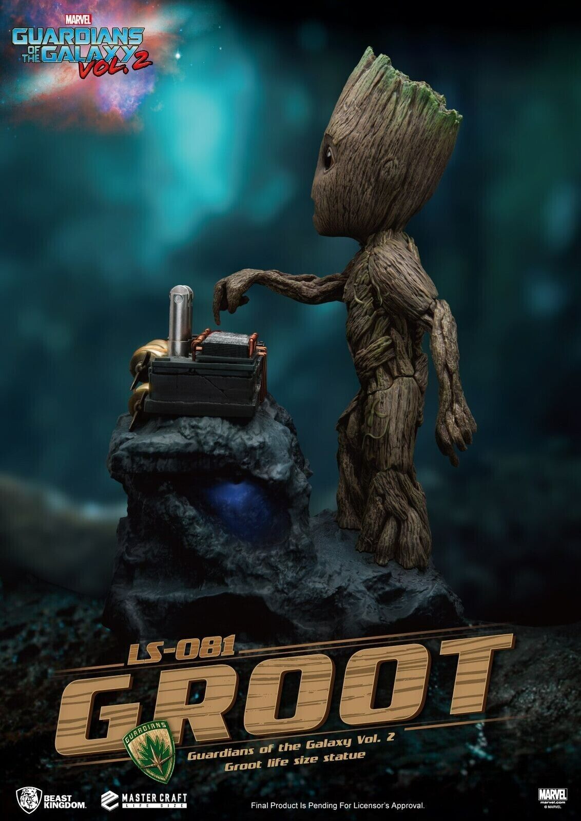 Beast Kingdom Life Size Guardians of the Galaxy Vol 2 Groot Statue - Limited Edi