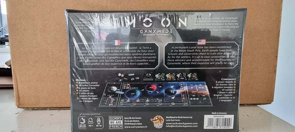 Ganymede Moon Expansion - Tabletop Gaming Strategy Games - NEW+SEALED