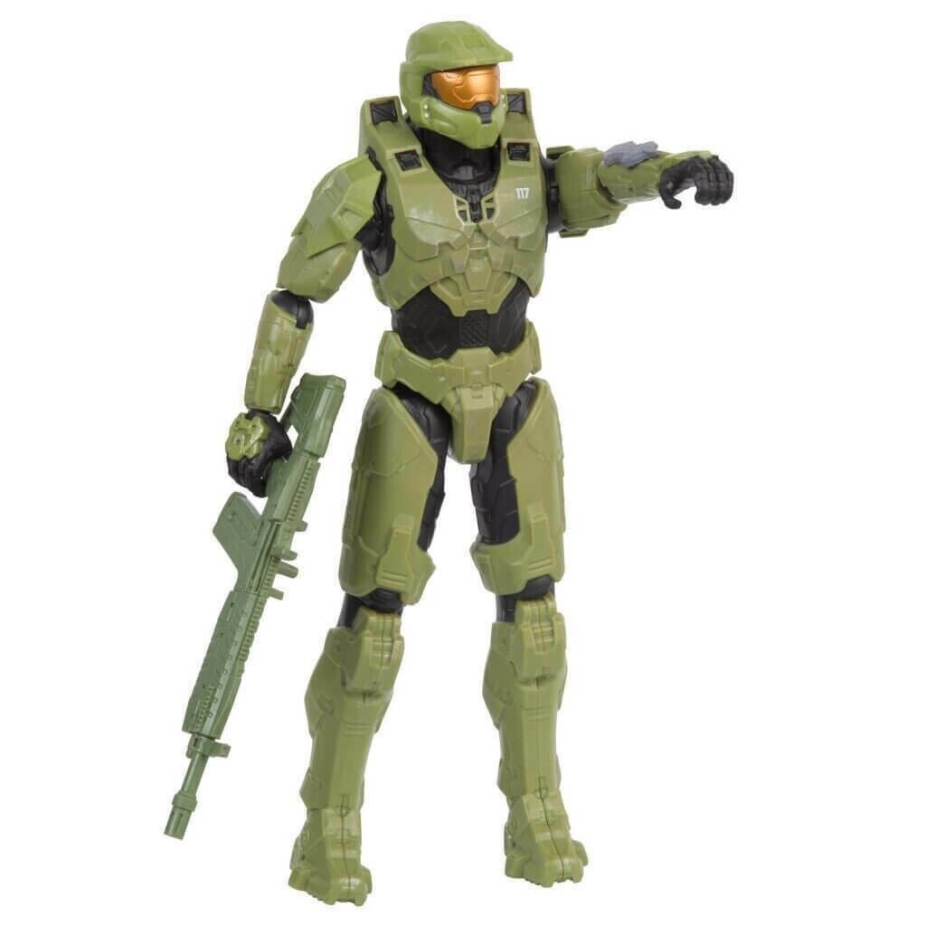 HALO Infinite World of Halo Master Chief w/ Commando Rifle Action Figure 12