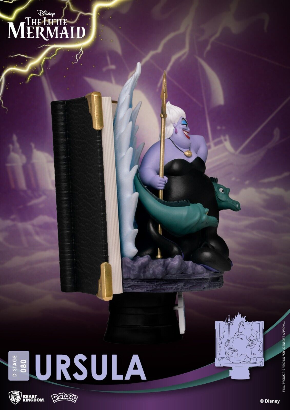 Beast Kingdoms D-Stage Story Book Series The Little Mermaid Ursula 6