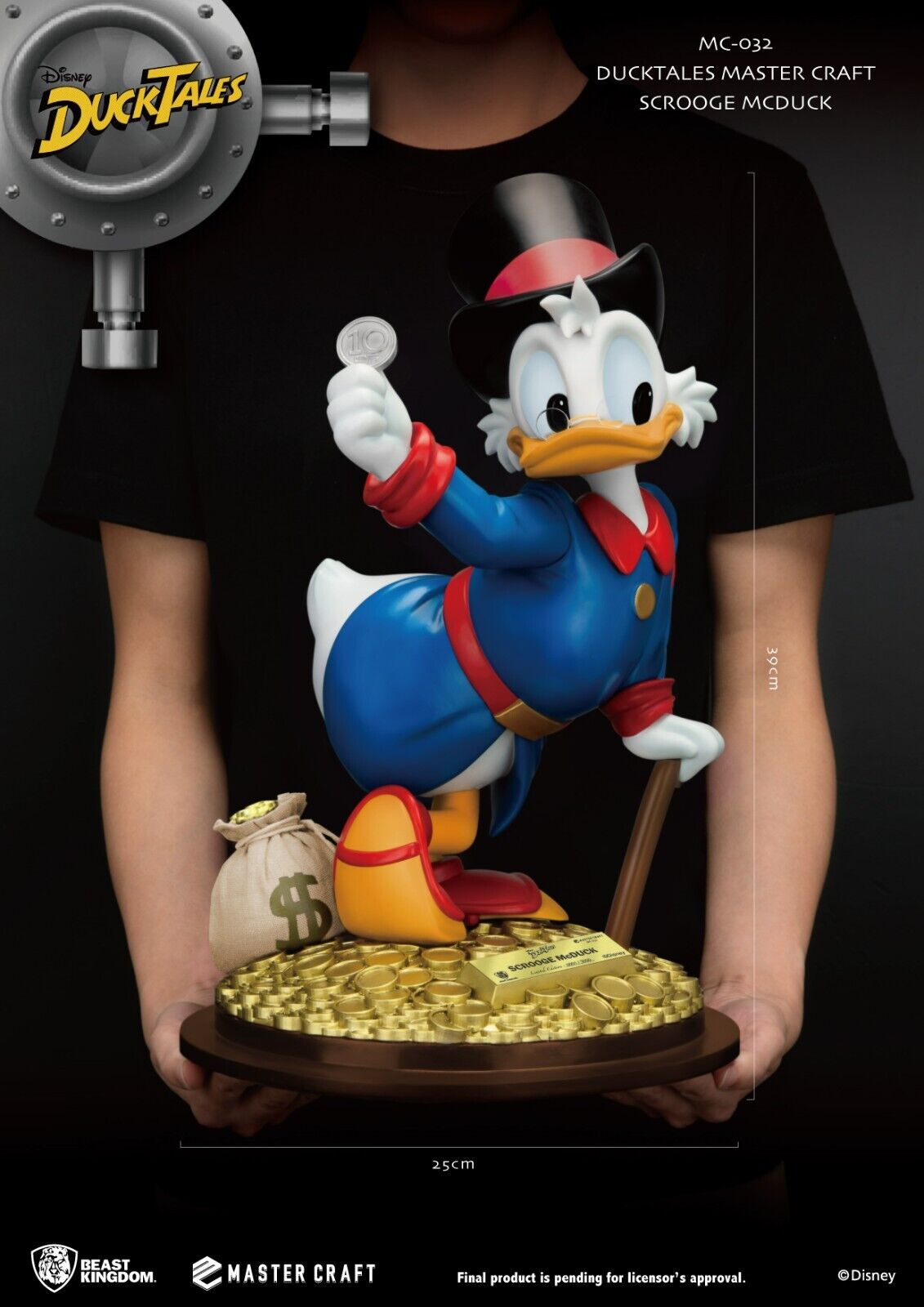 DuckTales Master Craft Scrooge McDuck Statue -Limited Edition 3000 Worldwide NEW