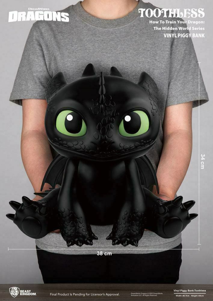 Beast Kingdom TOOTHLESS How to Train Your DRAGON Figure BANK - Out Now!