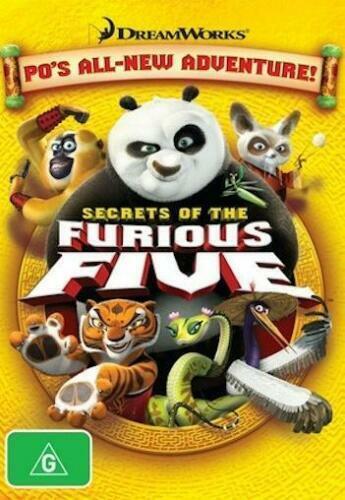 SECRETS OF THE FURIOUS FIVE :Kung Fu Panda (DVD,2014)Region 4 - NEW+SEALED  