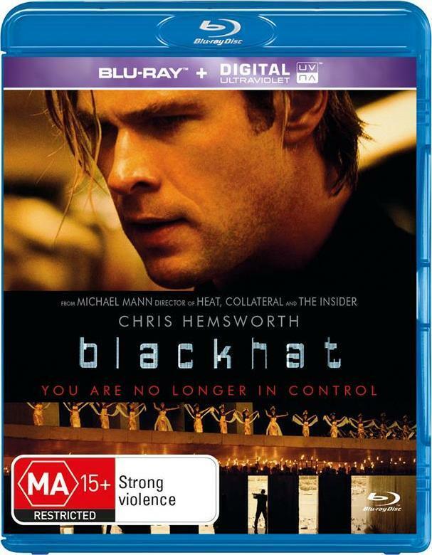 Blackhat  (Blu ray+ Digital UV 2015) - Chris Hemsworth - Region B - NEW+SEALED 