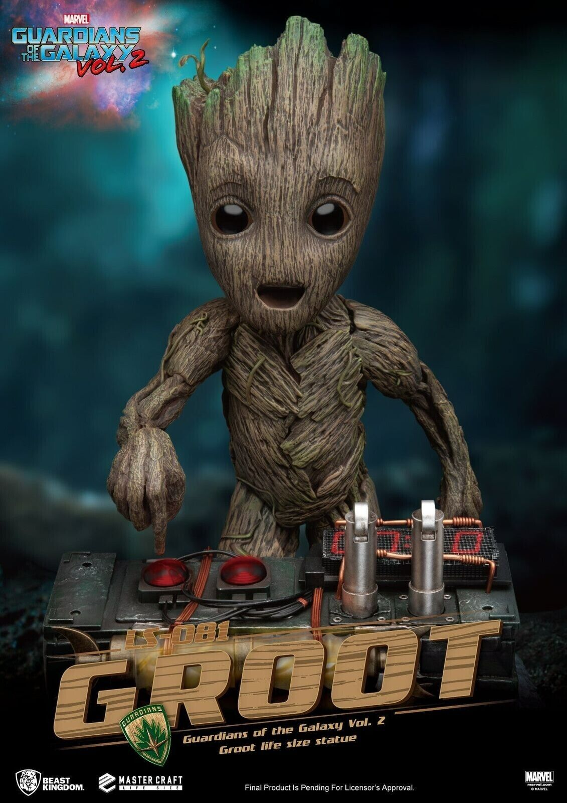 Beast Kingdom Life Size Guardians of the Galaxy Vol 2 Groot Statue - Limited Edi