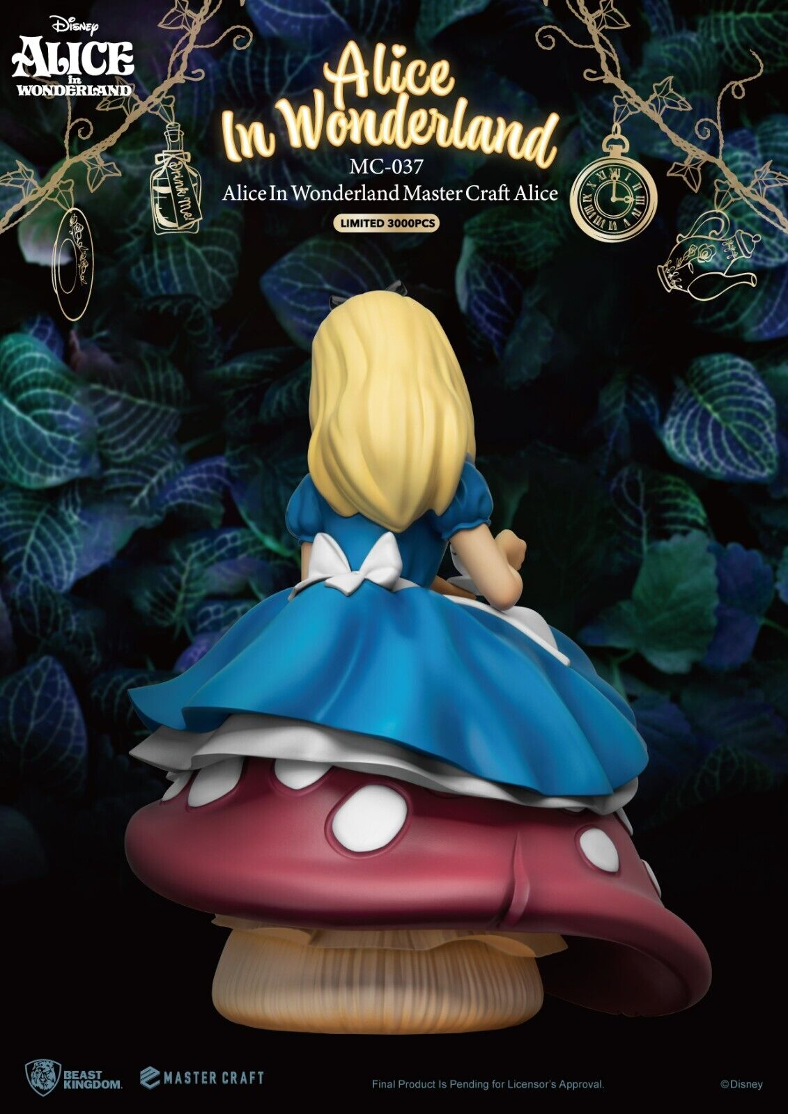 Beast Kingdom Master Craft Alice in Wonderland Alice MC037 Limited Edition 3000W