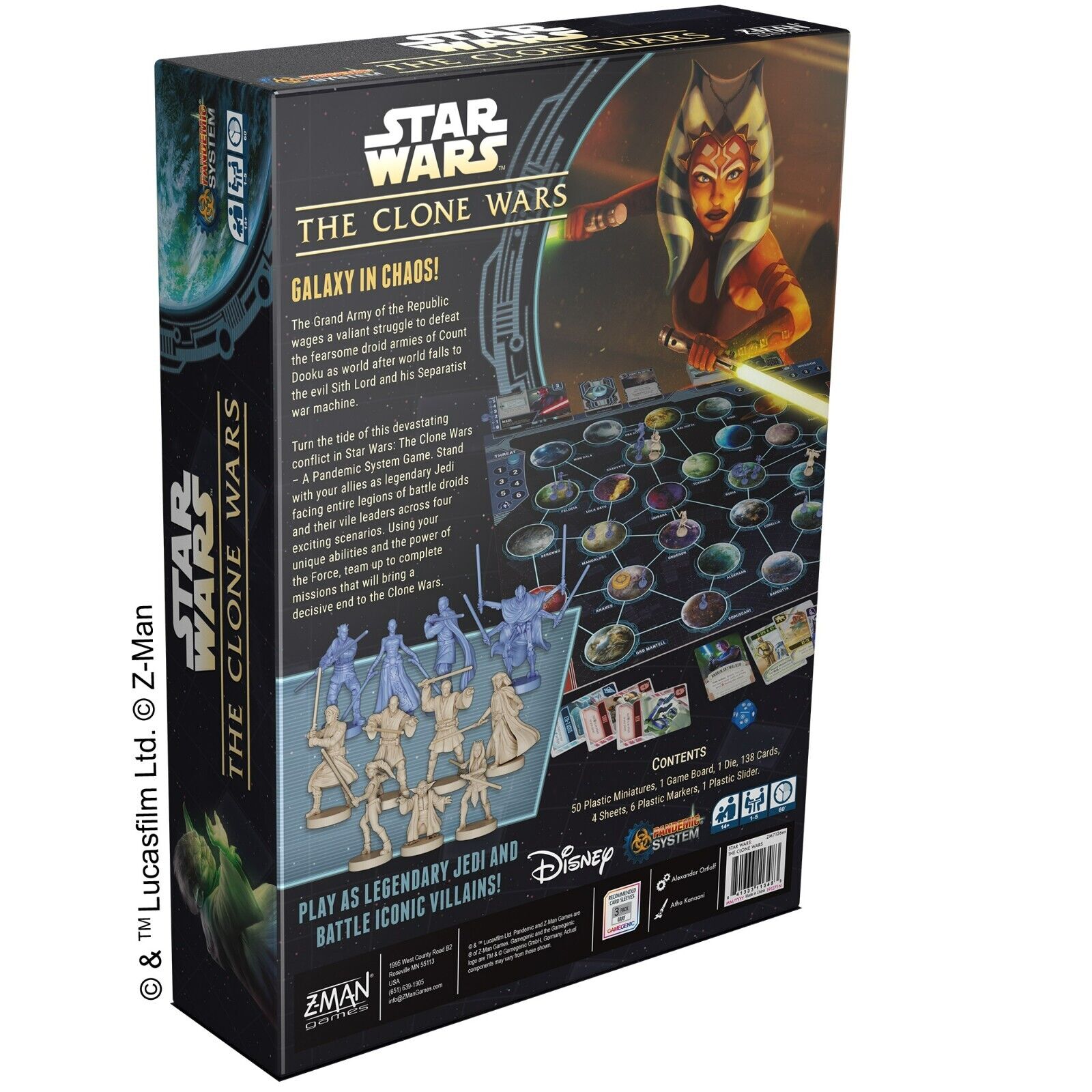 Star Wars The Clone Wars A Pandemic System Game - NEW