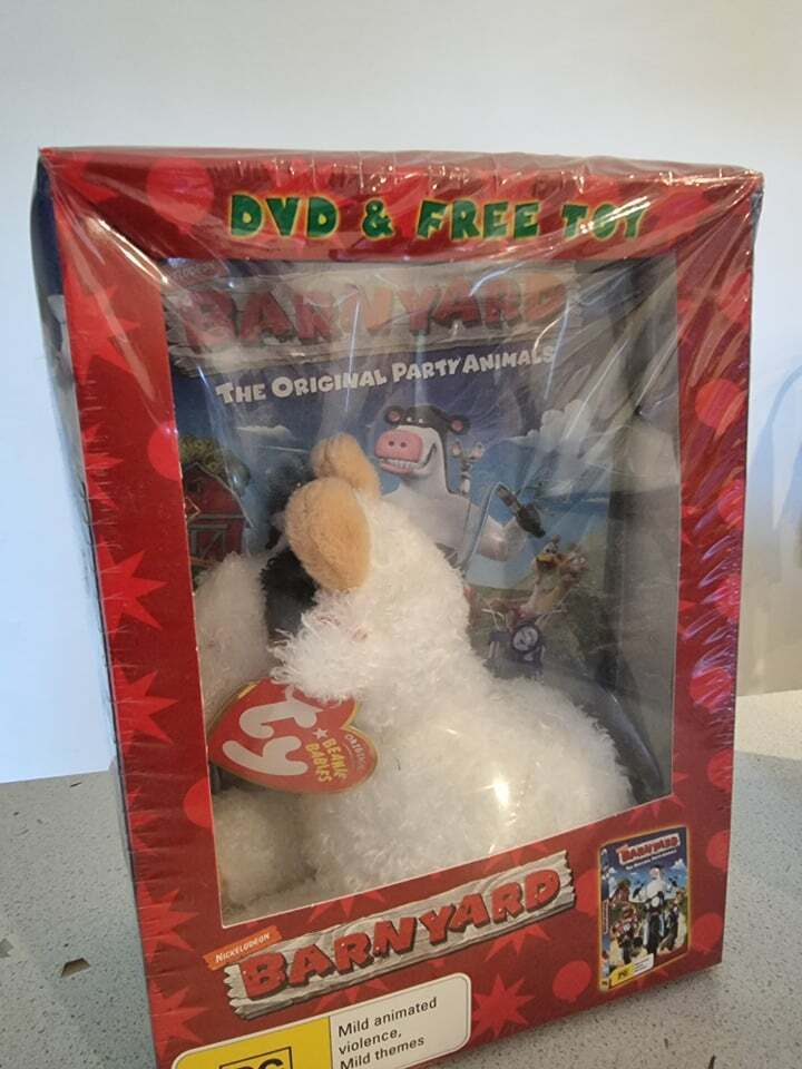 Barnyard (DVD,2009) TOY - Beanie Babies - Box -Region 4 NEW+SEALED 