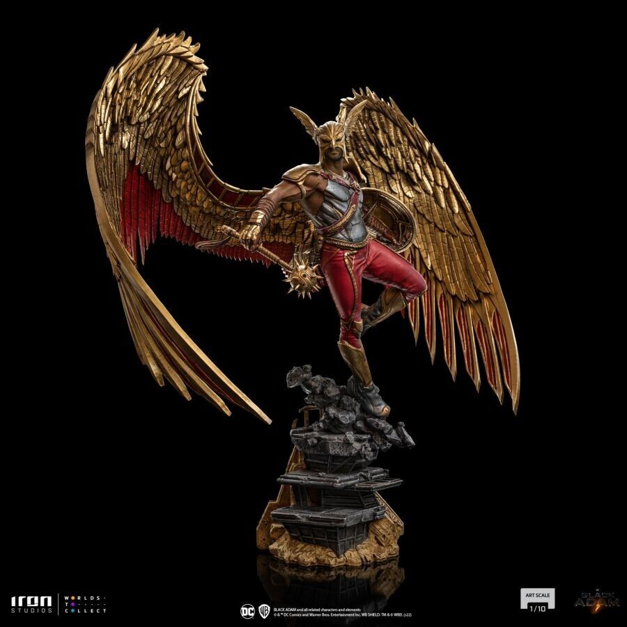 Black Adam - Hawkman 1:10 Scale Statue - NEW Limited Stock Out Now