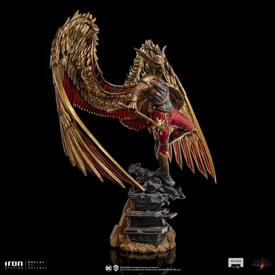 Black Adam - Hawkman 1:10 Scale Statue - NEW Limited Stock Out Now