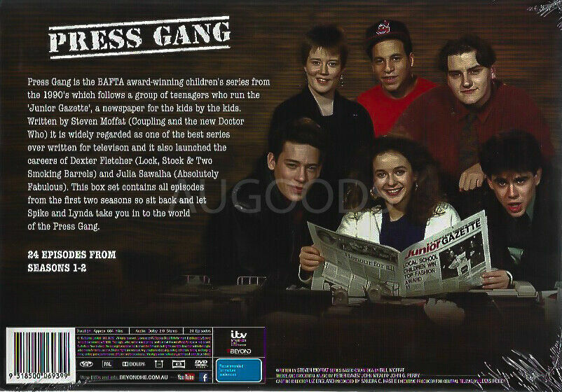 BOX SET: PRESS GANG: SEASONS 1&2 -Kids Series Region 4 DVD NEW+SEALED