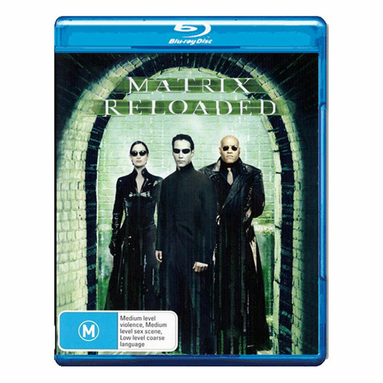 Matrix Reloaded Blu-Ray  Region B - Keanu Reeves - NEW+SEALED