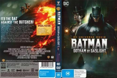 BATMAN: GOTHAM BY GASLIGHT (DC UNIVERSE MOVIE) (2018,DVD) NEW+SEALED