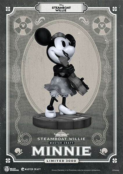 Beast Kingdom Master Craft Disney Steamboat Willie Minnie Mouse - Limited 3000W