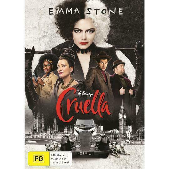 Cruella (Dvd,2021) -Region 4 - NEW+SEALED