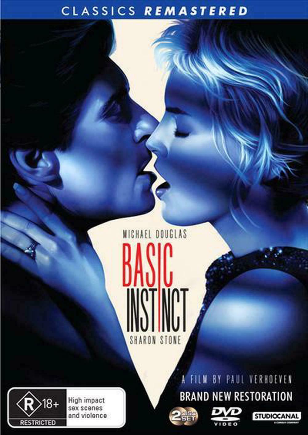 Basic Instinct | Classics Remastered - DVD Region 4 - NEW+SEALED