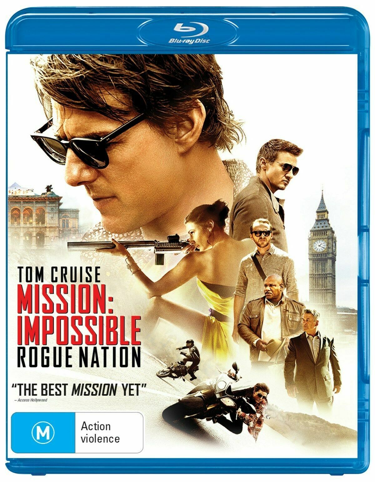 Mission Impossible Rogue Nation (Blu-ray,2015) Region B NEW+SEALED 