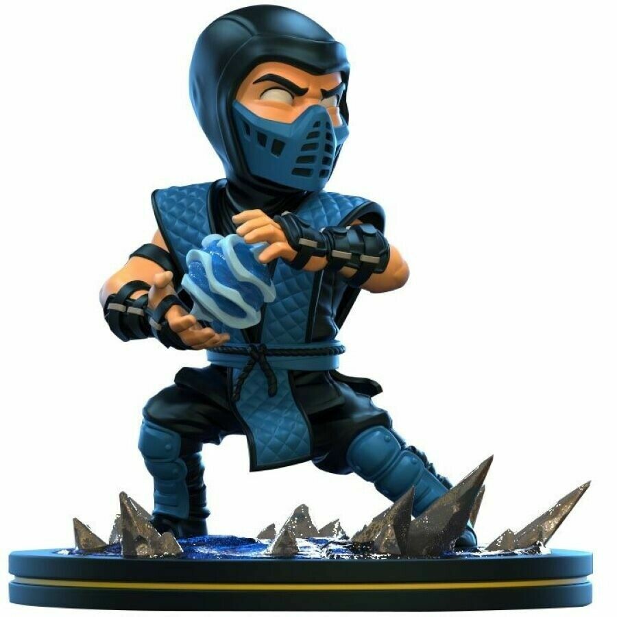 2 Set Mortal Kombat - Scorpion + Sub-Zero Q-Fig Action Figure BRAND NEW