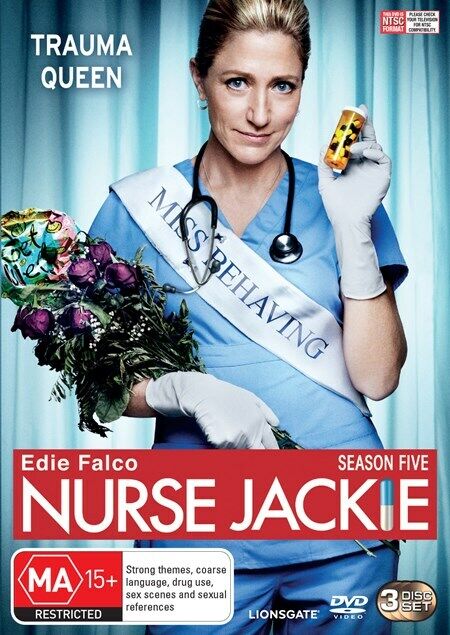 Nurse Jackie Season 5 (DVD, 3 Disc Set)  Region 4 NEW+SEALED 