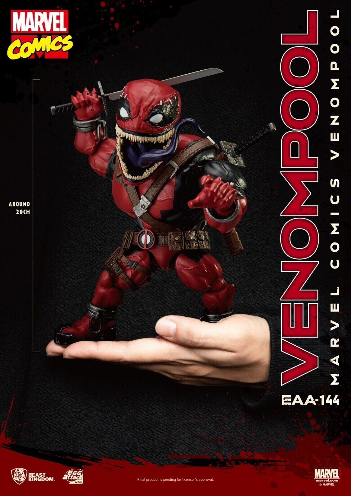 Beast Kingdom Egg Attack Action Marvel Comics Venompool - NEW