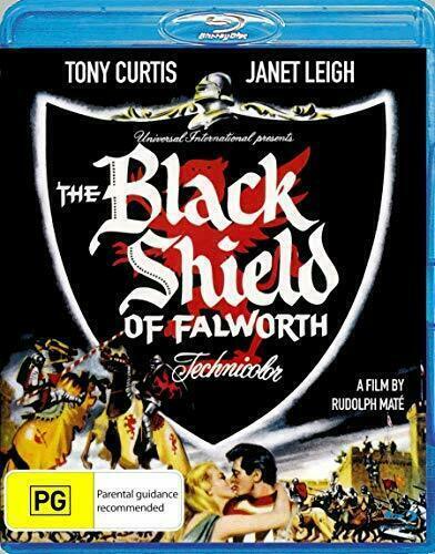 The Black Shield of Falworth [Blu-ray,2011] [1954] - Region B - NEW+SEALED 