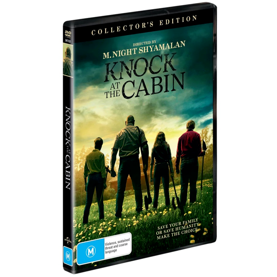 KNOCK At The CABIN DVD,2023 | COLLECTOR'S EDITION  NEW+SEALED