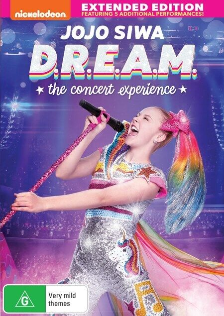 JoJo Siwa DREAM The Concert Experience DVD Region 4 NEW+SEALED