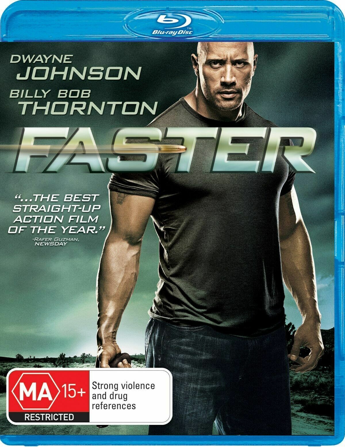 Faster Blu-ray Region B ,Dwayne Johnson, Billy Bob Thornton -  NEW+SEALED 