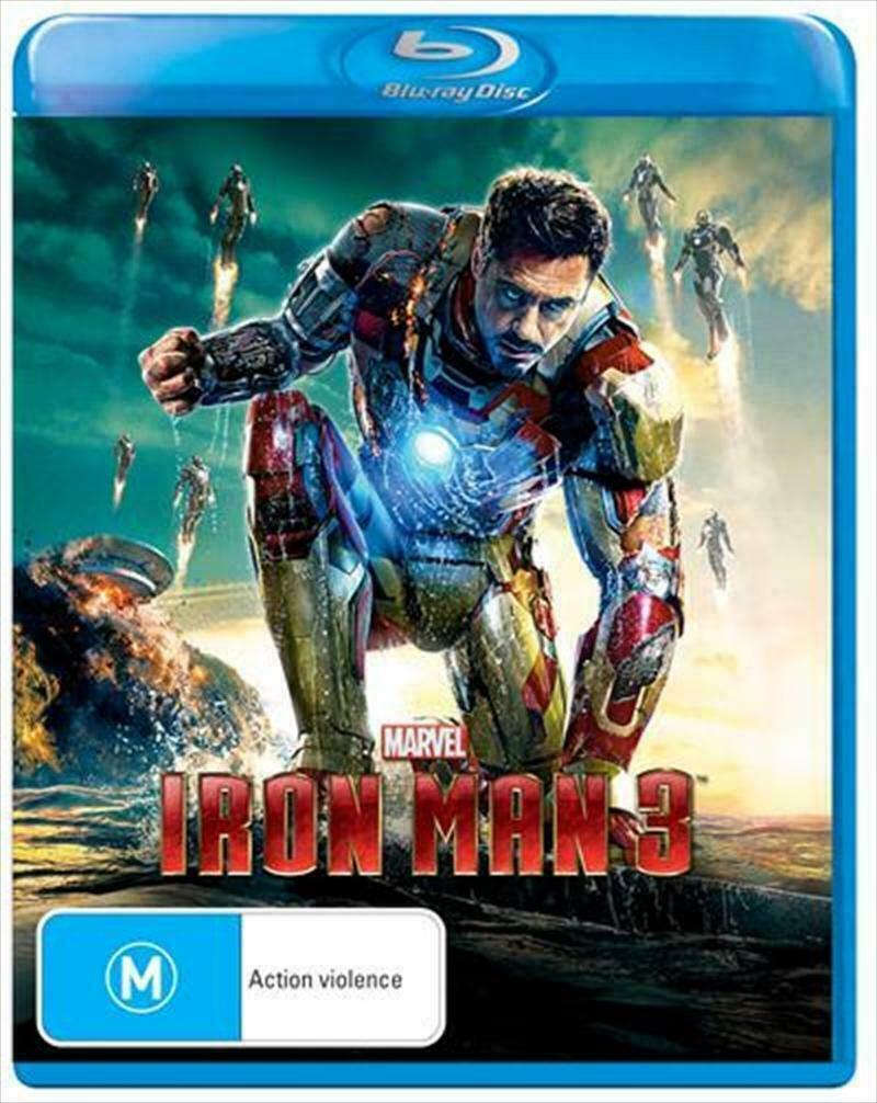 Iron Man 3 (Blu-ray,2013) Region B - NEW+SEALED