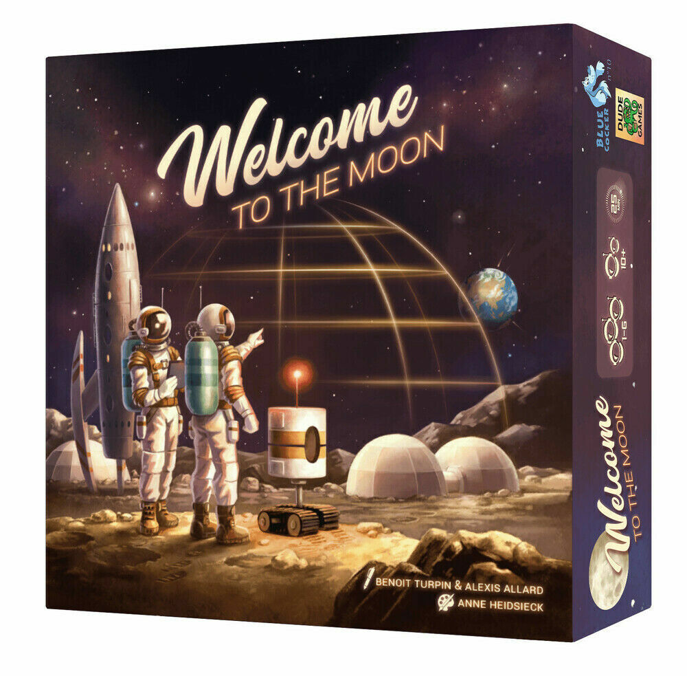 Blue Cocker Games Welcome to The Moon Campaign Mode Strategy Board Game