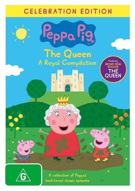 Peppa Pig The Queen A Royal Compilation DVD Region 4 NEW+SEALED 