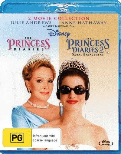 Princess Diaries 1 & 2 Blu-ray | Region A,B,C - NEW+SEALED