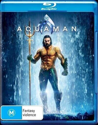 AQUAMAN - (Blu-Ray 2018) Region B  - NEW+SEALED