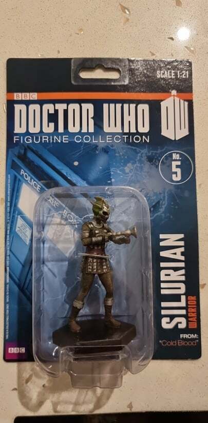 Doctor Who Figurine collection No.5 - Silurian Warrior - Cold Blood  NEW+SEALED 