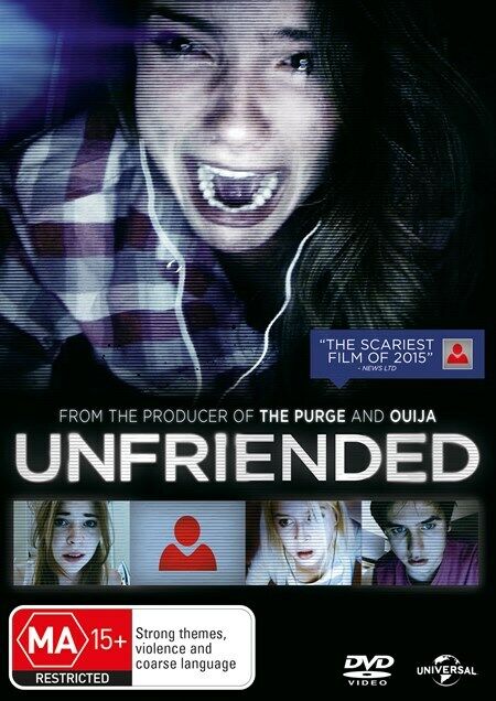 Unfriended (DVD,2014) Region 4 NEW+SEALED 