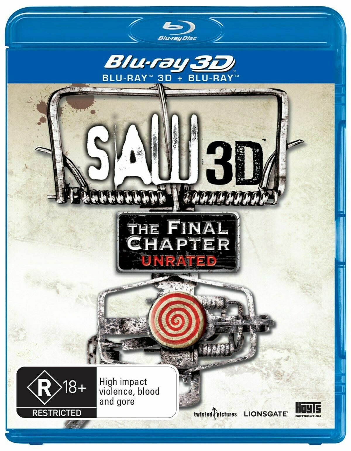 Saw The Final Chapter 3D Edition Blu-ray Region B NEW+SEALED