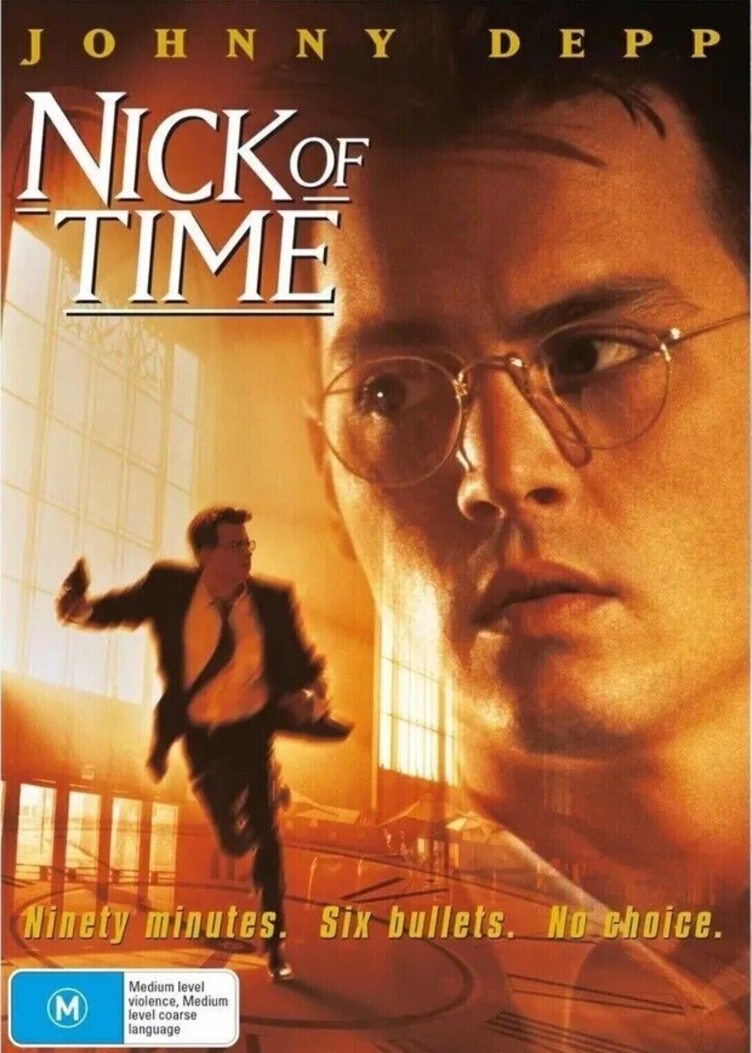 Nick Of Time (DVD, 1995) Johnny Depp Thriller Region 4 NEW SEALED