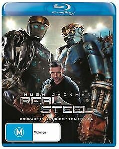 REAL STEEL  (Blu-Ray,2012) - HUGH JACKMAN -Region B - NEW+SEALED